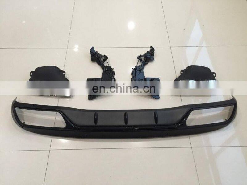 Manufactory 304 stainless steel exhaust pipe muffler tip for 16+ E63 AMG W213 amg style with bumper diffuser