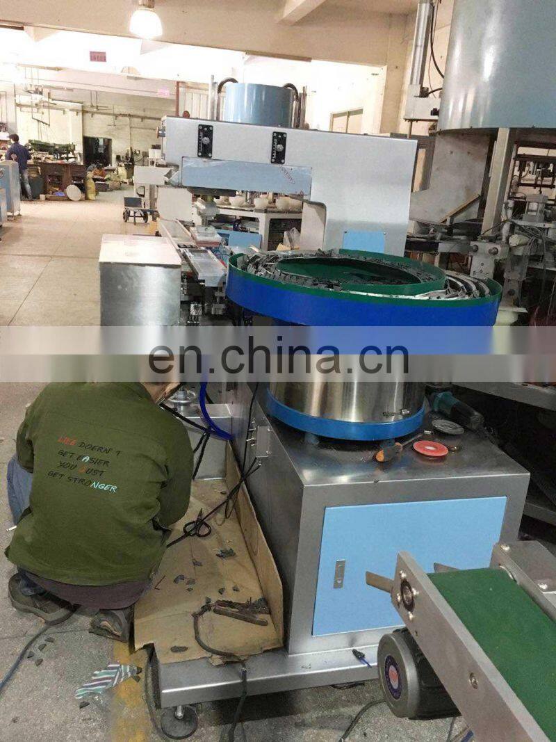 1 color full automatic pad printer bull printing machine with pad clean system and ir tunnel