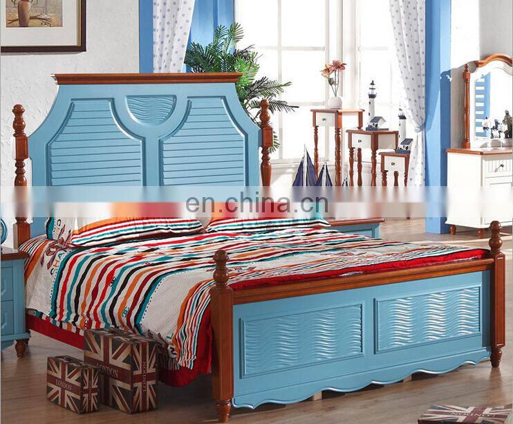 2021 European princess Solid wood classic sofa bed carved double beds design