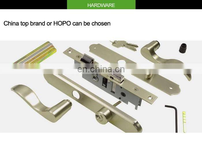 heat insulation material soundproof glass folding door