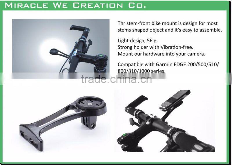Hot Sale Mobile Accessory CNC Marble Shape For Bike Computer Mount