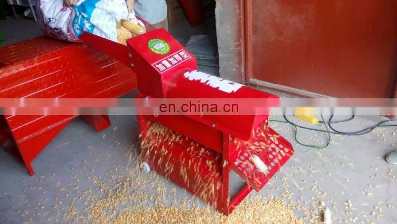 Small electrical farm Corn sheller and thresher combined shelling threshing machine