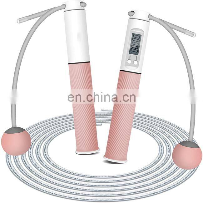 9.9ft Digital Weighted Skipping Ropes,Cordless Counting Jumping Rope
