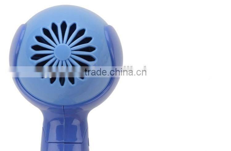 Wholesale foldable mini hair dryer, color can be customized, ideal as gift