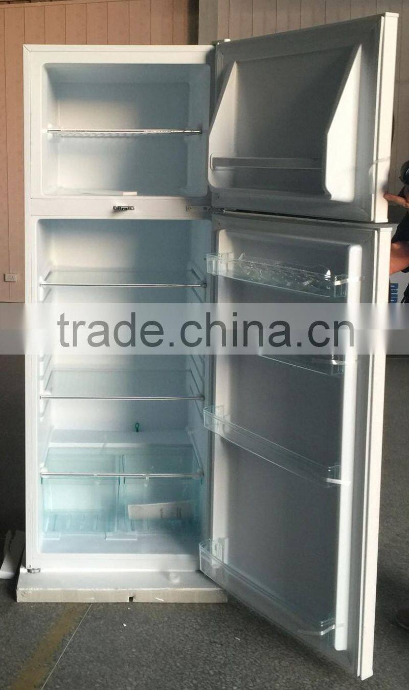 Stainless Steel Electronic Control double door Refrigerator With Drawers