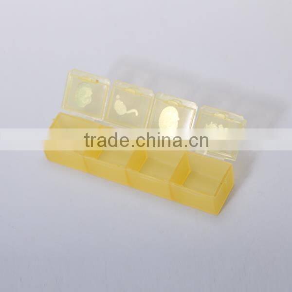New products listed PP rectangle plastic medicine box storage containers
