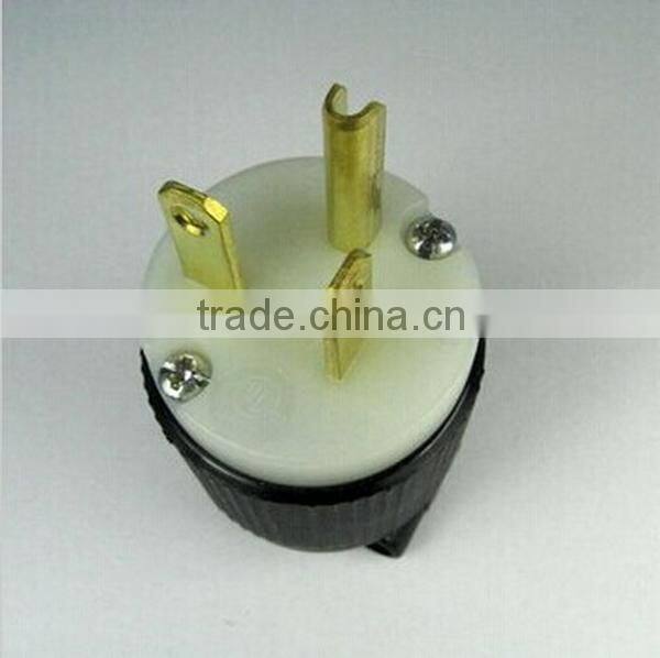 UL Listed Popular Super Tough Nylon Nema 5-20P/nema 5-20 power industrial plug/NEMA extension plug
