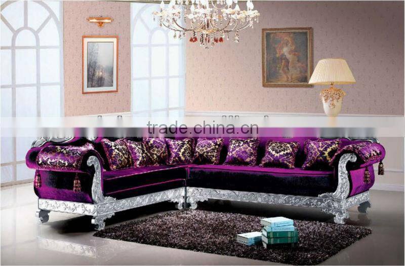 solid wood with hand crave classical sofa luxury