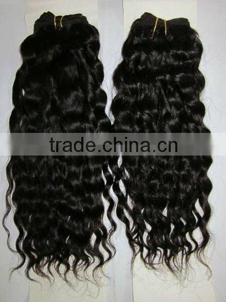 20 inch body wave human hair clip in hair extension for african american