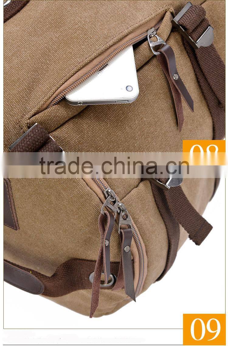 New style mult-function cylindric canvas shoulder bag/leisure bag/causal bag/student bag/travel bag/pack bag/tote bag/backpack/m