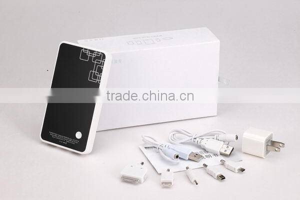 High quality and High capacity portable power bank,solar charger power bank with 6000mah