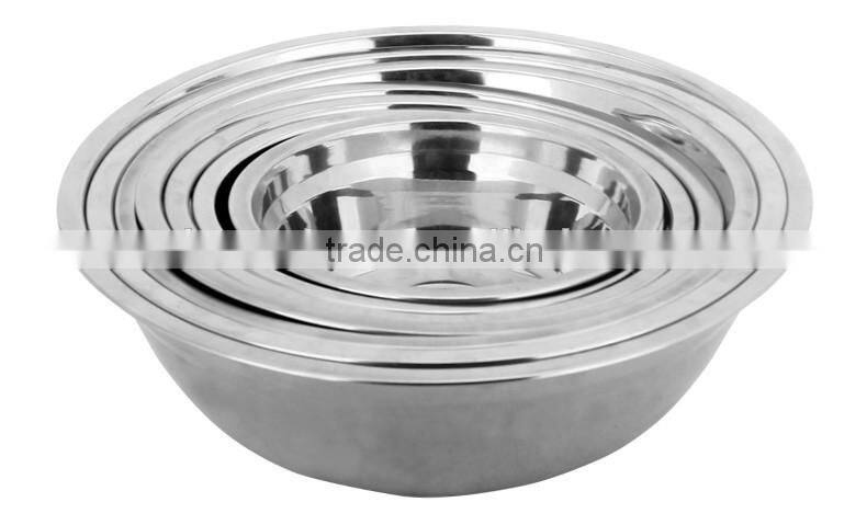 non magnetic deep soup bowl/ stainless steel kids bowl/ salad bowls