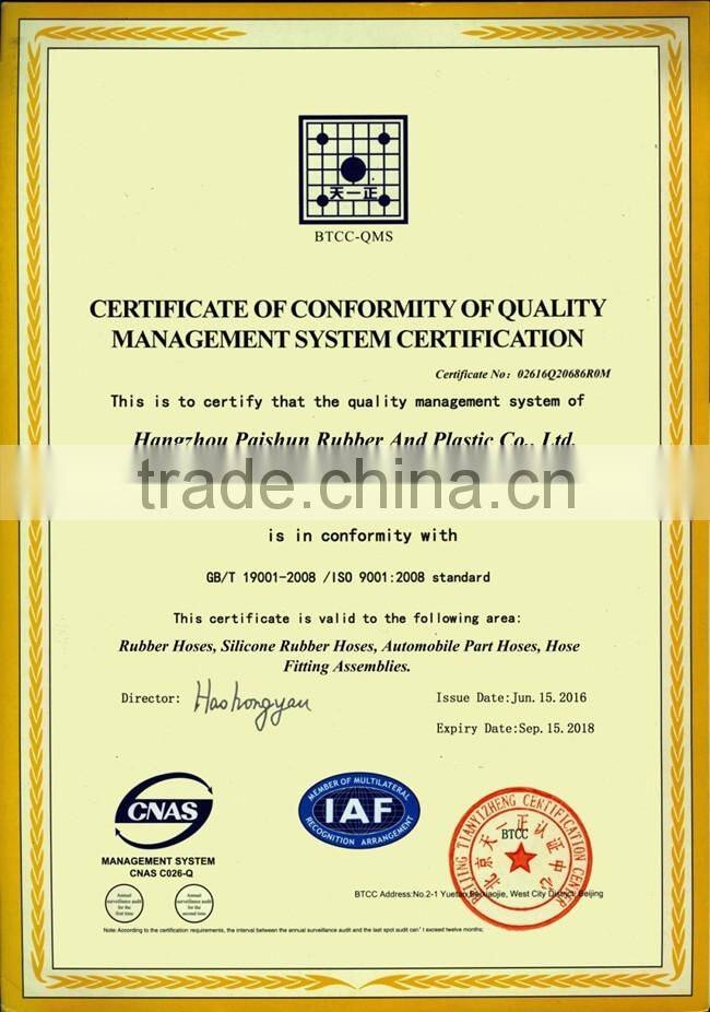 SAE J1402 DOT 3/8" 1/2" Rubber Brake Line