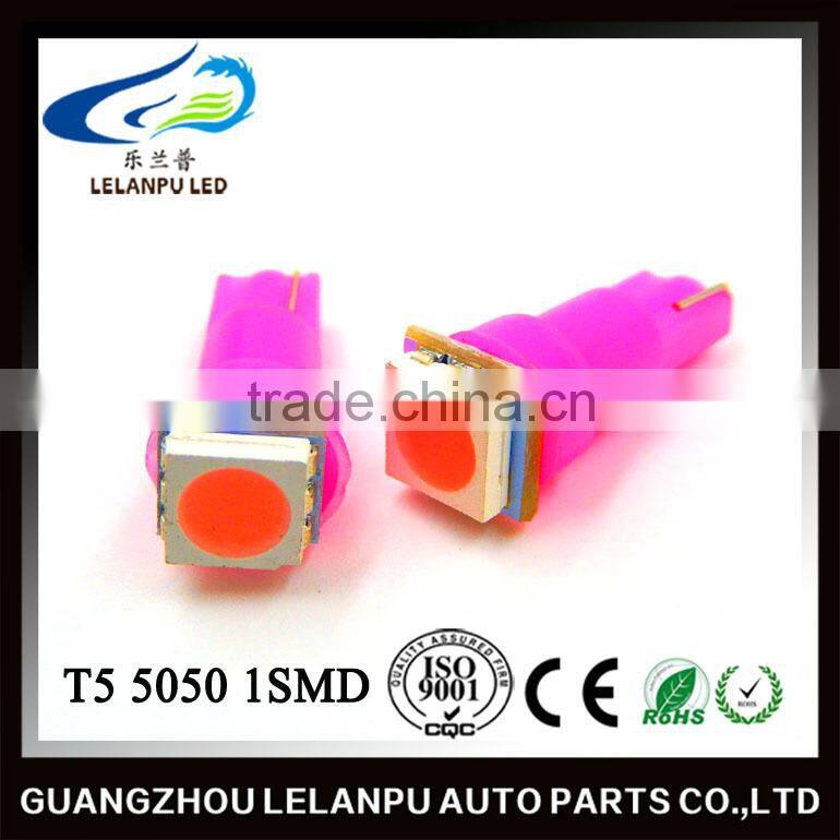 1SMD 5050 t5 car led light colorful