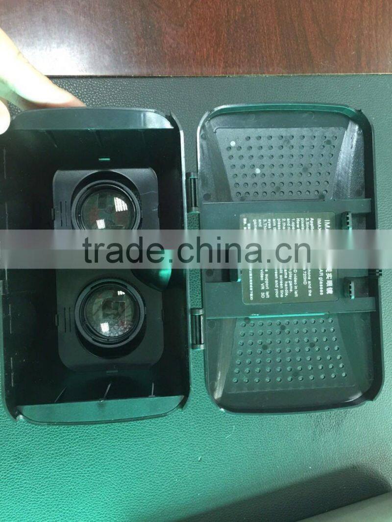 Head Mount Plastic Version 3D VR Virtual Reality Glasses Google Cardboard Movies Games for 3.5 to 6 inch Phone