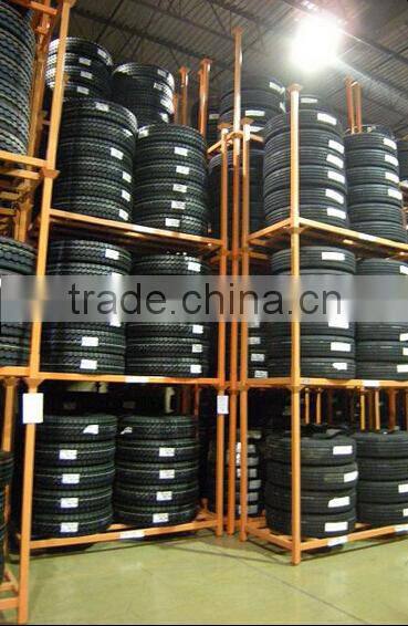 Storage heavy duty stackable tire display rack