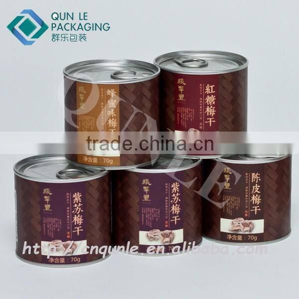 Custom Composite Paper Cashews Nuts Cans