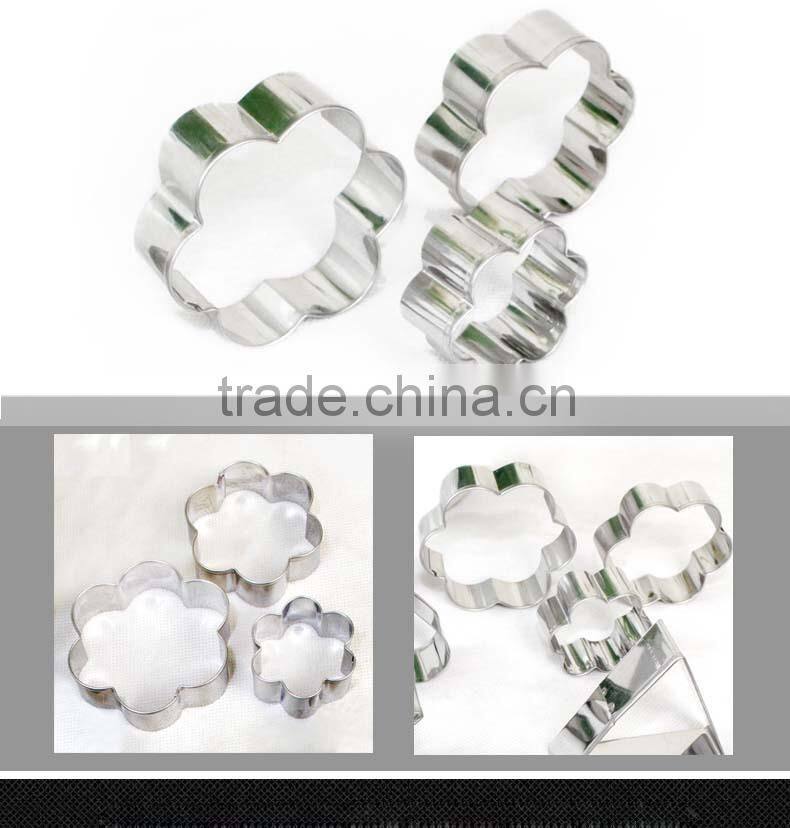 YangJiang factory manufature good quality different shape Stainless Steel cake mold