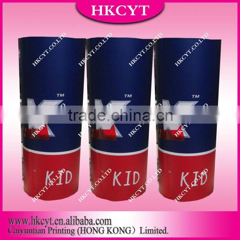 Laminated plastic food packaging roll film / aluminum foil roll film for food/liquid/cosmetic