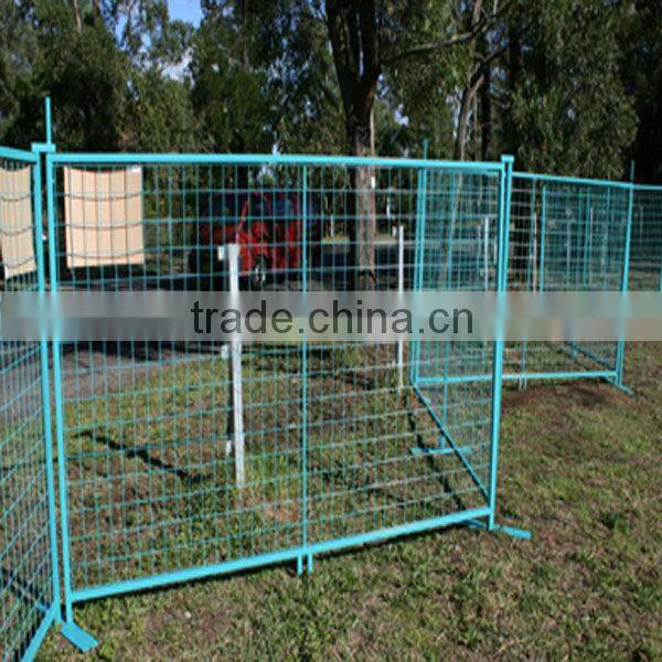 Galvanized temporary dog fence