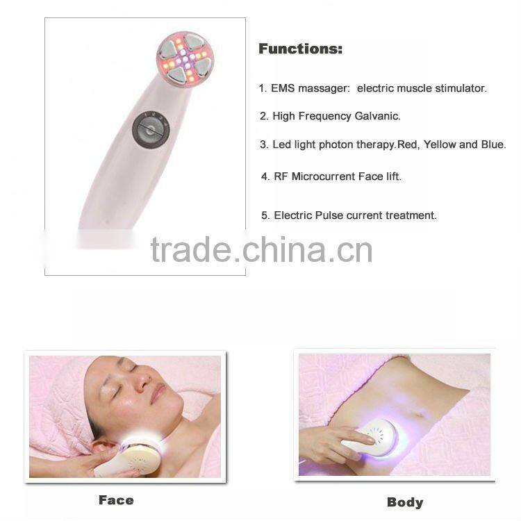 2012 Mini RF face beauty machine for home using facial beauty device
