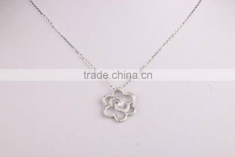 Top Fashion Costume White Gold Necklace