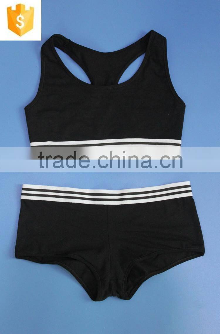 ladies sport bra set ,fashion hot bra and panty set