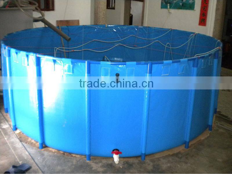 Folding Collapsible Polygon Fish Ponds for Aquaculture