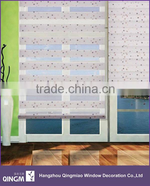 Natural Material Printed Zebra Blind Fabric Polyester Fabric For Sale