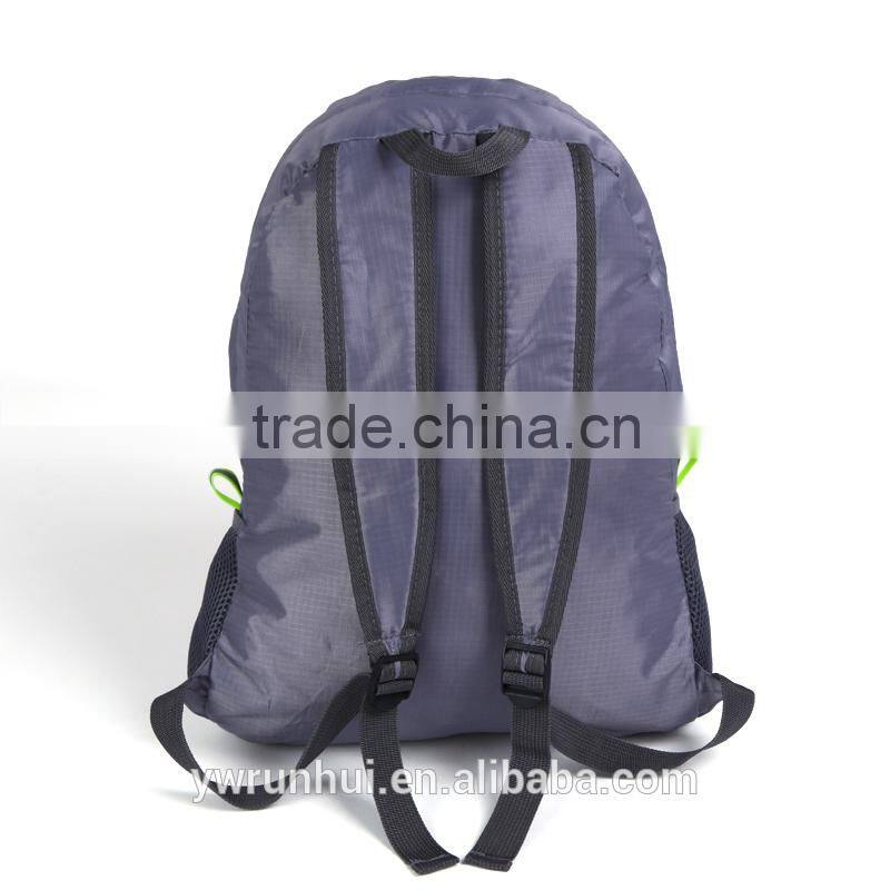 mesh pocket teens travel two sided shoulder bag