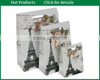 Matt Wholesale Garment Paper Bag with Ribbon