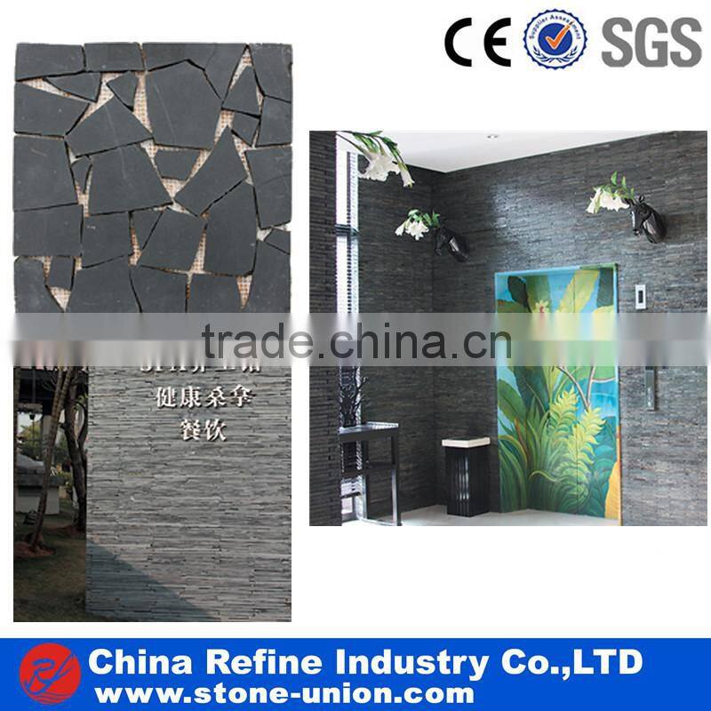 Natural flamed basalt stone