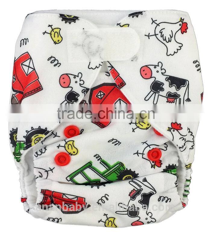 Soft Breathable New Born Cloth Diapers Baby Nappies