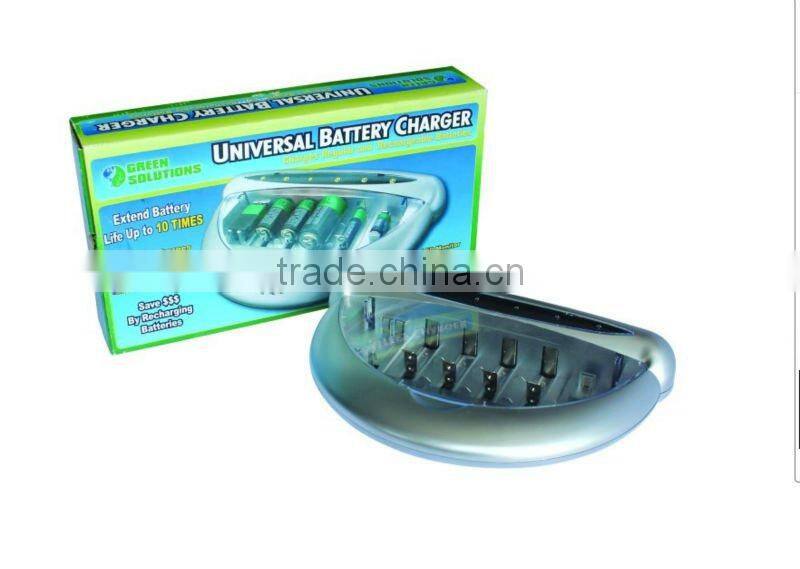 AAA/AA Size Battery Universal Battery Charger AC/DC Adaptor