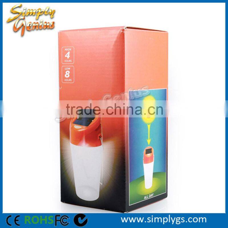 (hot)bottle shape ultra bright foladaway innovative sun-powered light