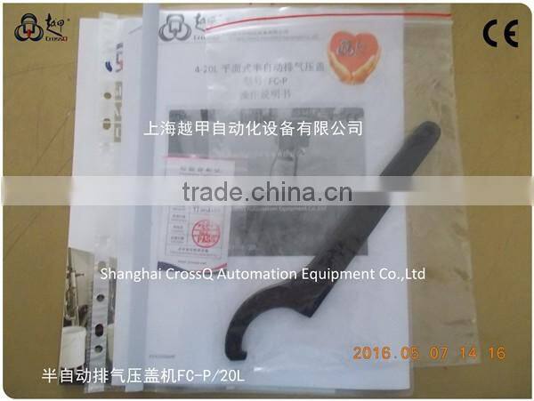 Stainless Steel 20l Bucket Plastic Lids Pressing Machine