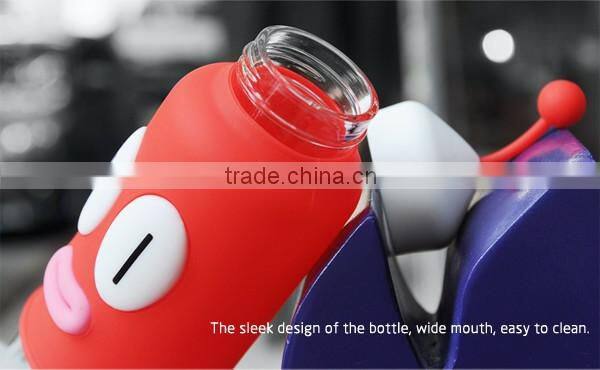 Guangzhou Factory High Quality Cute Glass drink Water Bottle