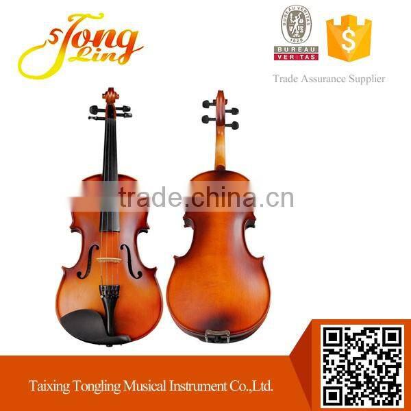 Flamed matt violin pattern ebony or jujube Brand violin 4/4 TL003-3B