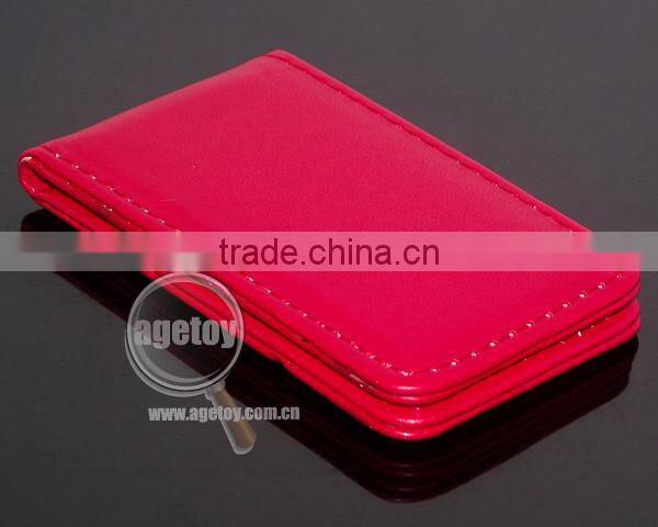 Leather Magnetic Business Card Case