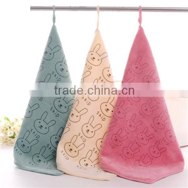microfiber beach towel Microfiber Sanding Printing Hand Face Square Towel 6141 25*25 Wendy Brand Made in China Gaoyang Town