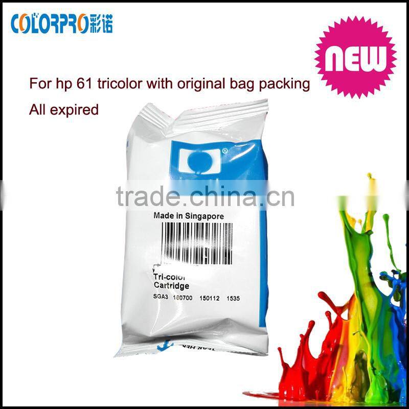 Top consumable products Original ink cartridge for hp ch561w ch562w 61 printer cartridge