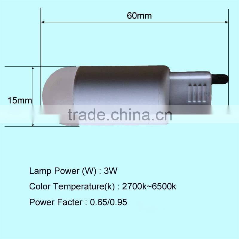 Top 10 Hot Sale LED Bulb Lamp G9 Plastic CE RoHS Housing 3W