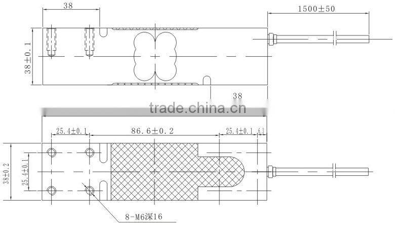 Alibaba China Single Point transducer 150kg Load Cell (PX10)(50kg~300kg)