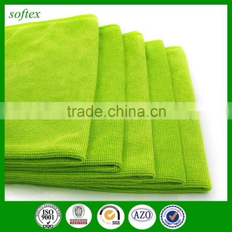 Professional Quality 80/20 300 gsm 16x16 quick detail towel car polishing towel
