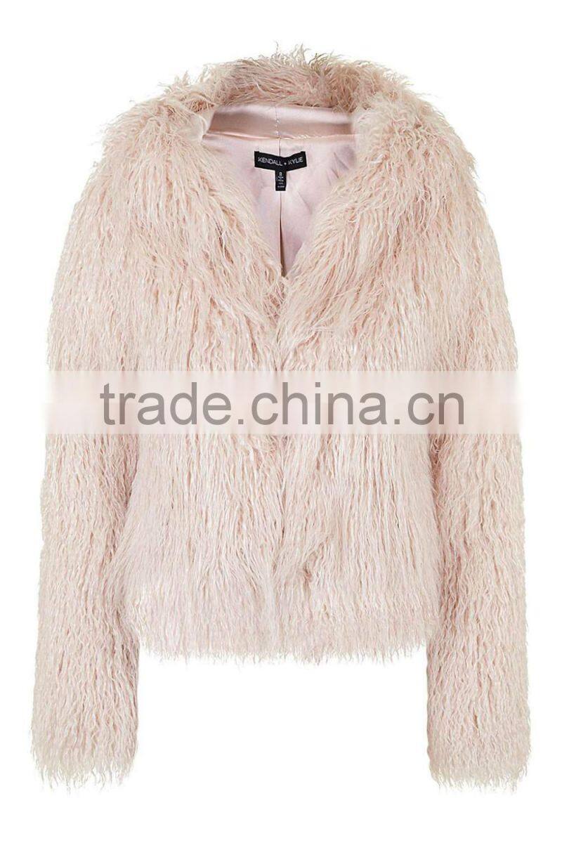 Hot Women's Thicken Fleece Winter Warm Casual Parka Faux Fur Jacket Hooded Coat