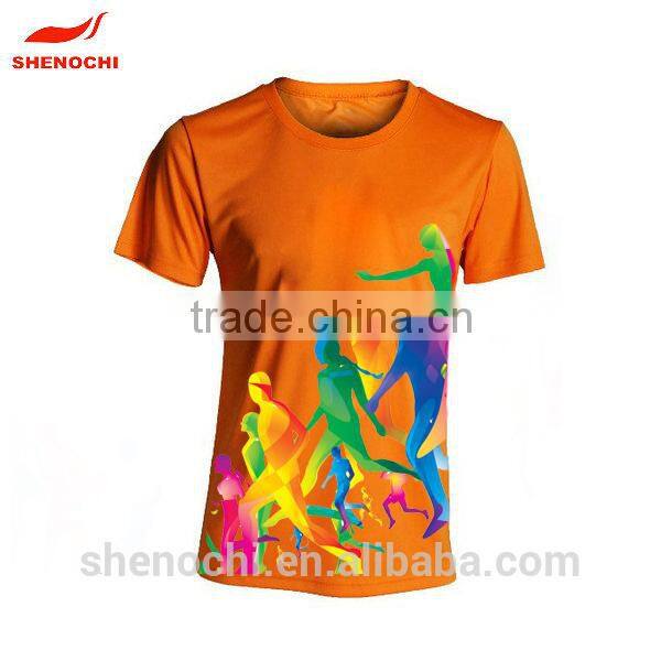 100% Polyester China factory price brand new fashion custom print t-shirt