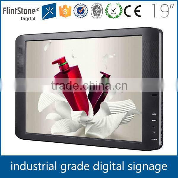 FlintStone pop pos lcd screens, advertising frame, 19 inch POP video player