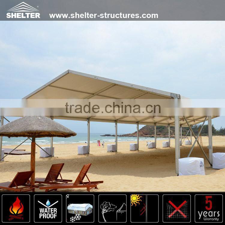 outdoor waterproof wedding party tent canopy without side walls for beach shelter