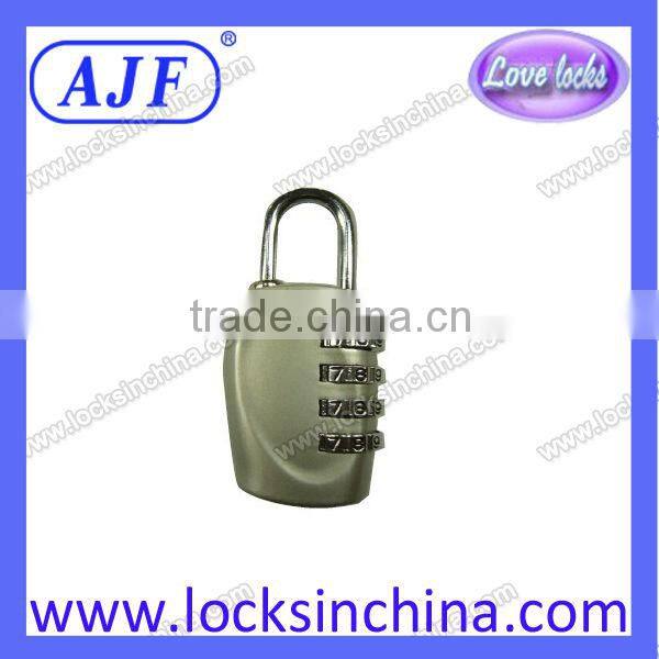 High quality blue travel suitcase padlock