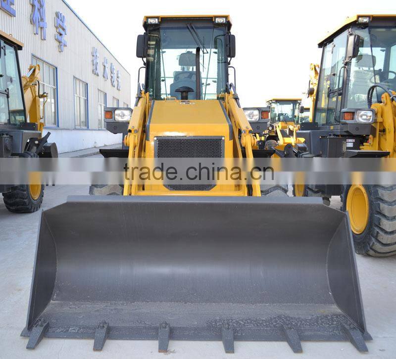 SDLG backhoe loader